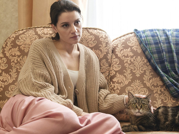 Изображение телепередачи: Женщина с котом и детективом